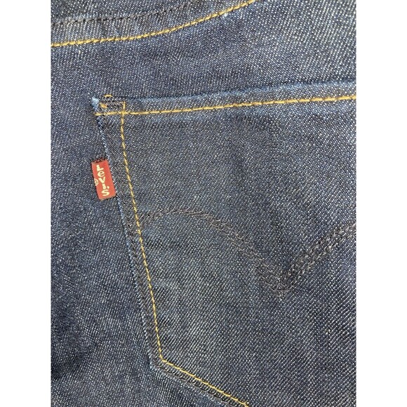 Levis Demi Curve 12M Classic Bootcut Womens 34x32 Dark Denim Blue Jeans - Picture 3 of 10